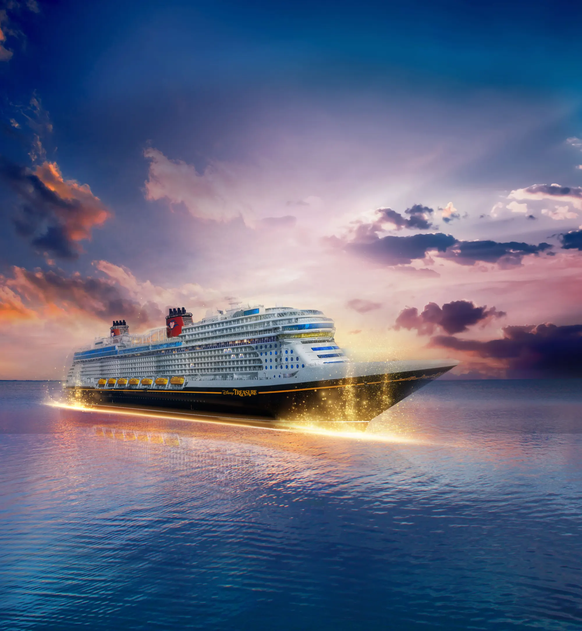 Disney Treasure at dusk