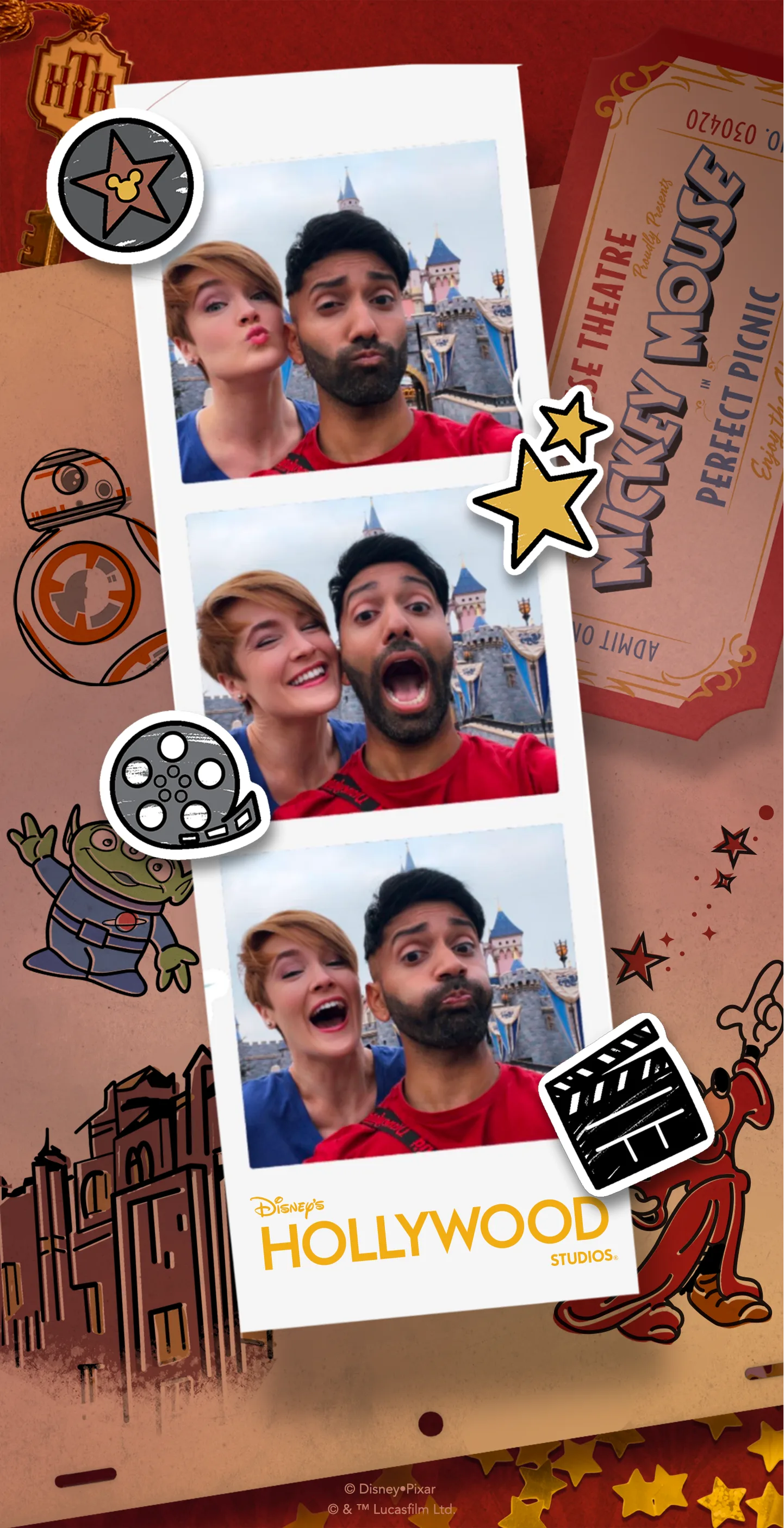 PhotoBooth lens — Hollywood Studios overlay