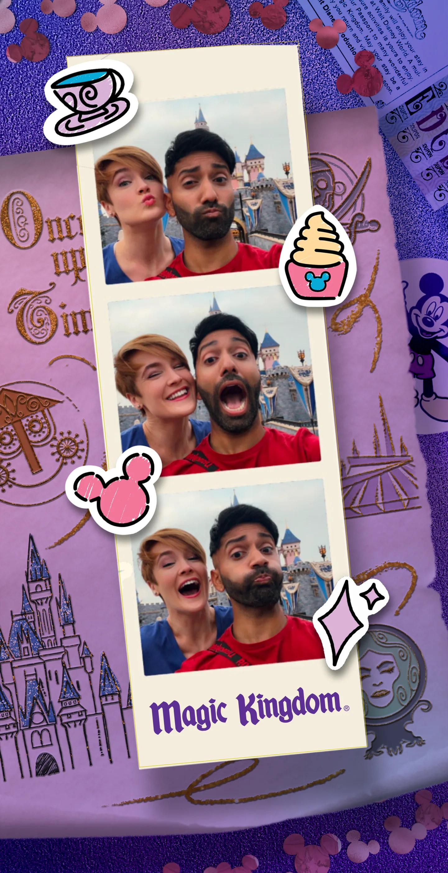 PhotoBooth lens — Magic Kingdom overlay
