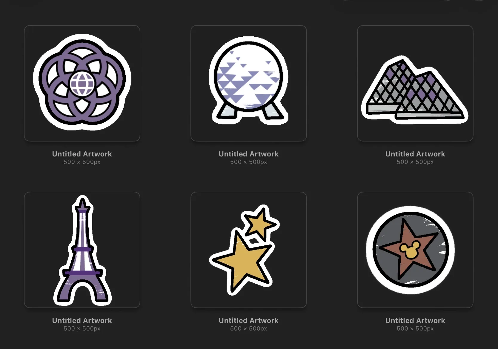 PhotoBooth lens stickers 1