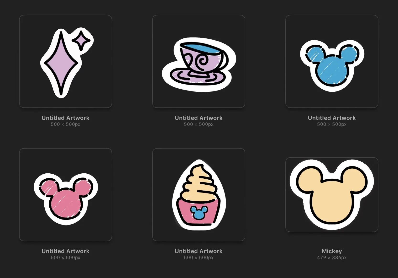 PhotoBooth lens stickers 2