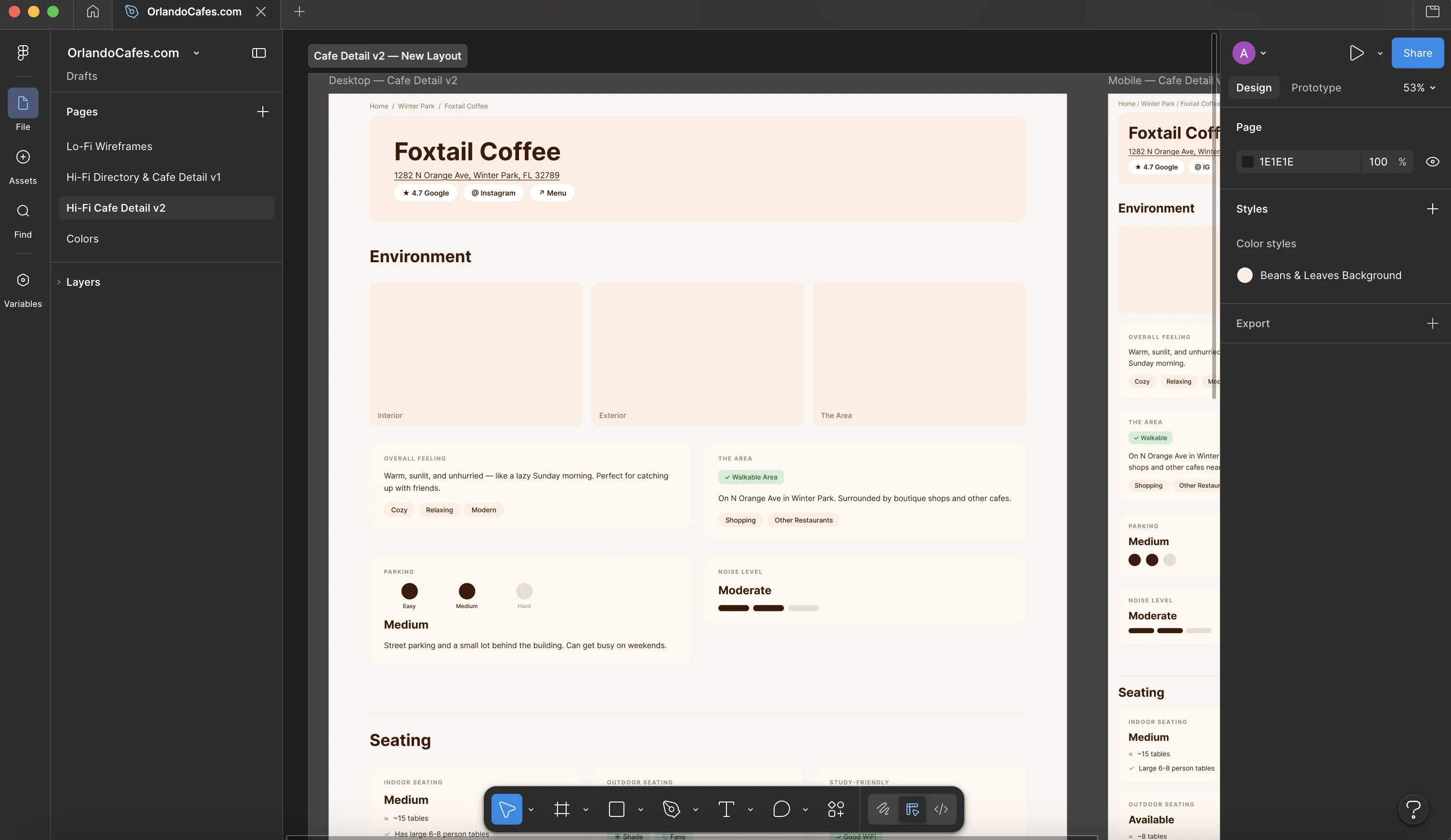 Orlando Cafés transformation