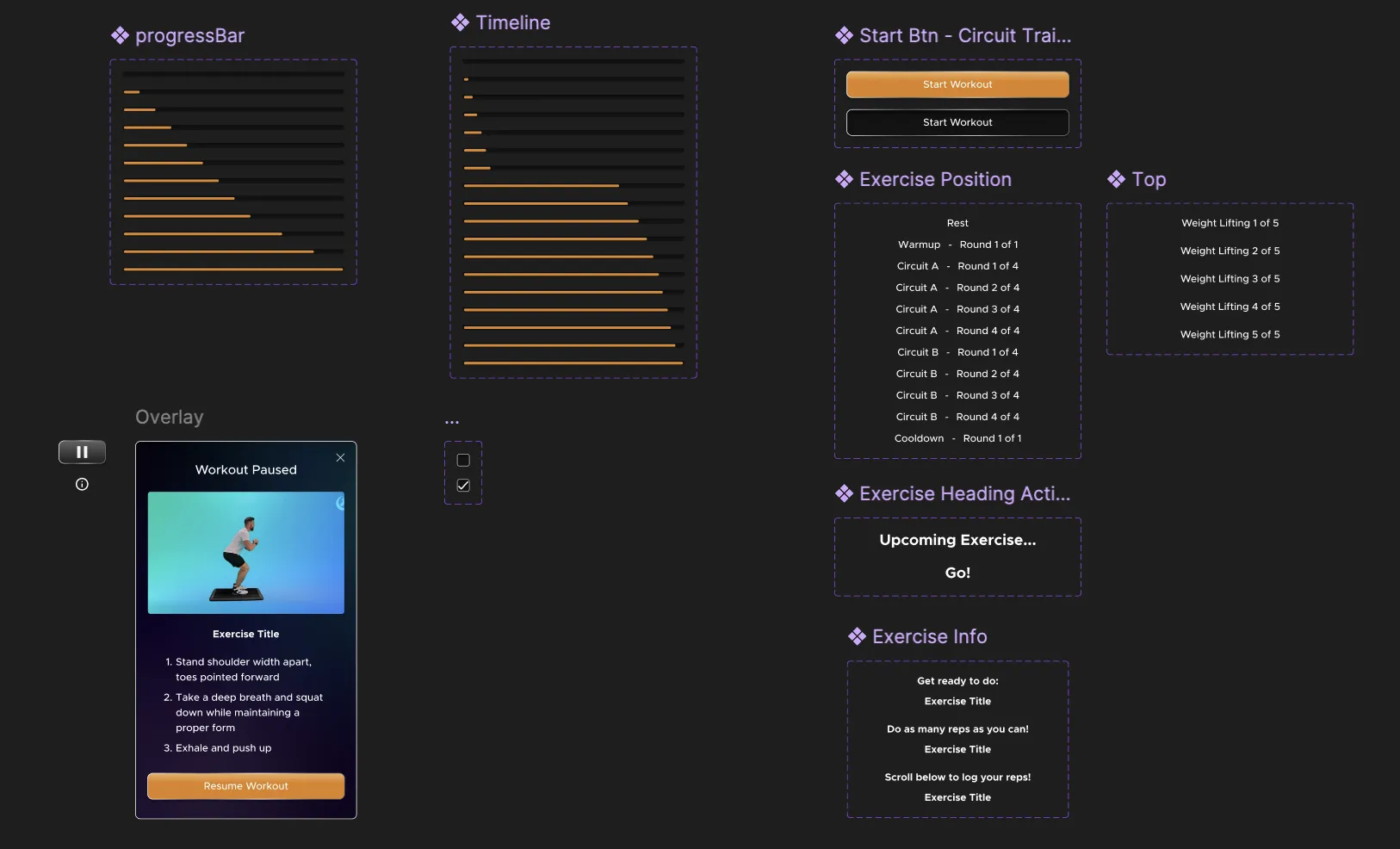LunaFit workout player — coaching cue
